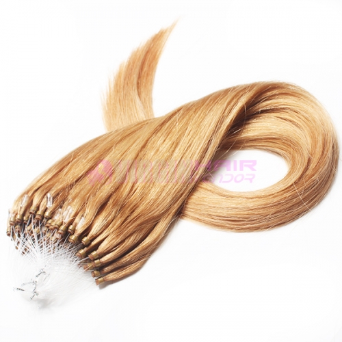 Factory price hot selling natual straight micro loop hair extension