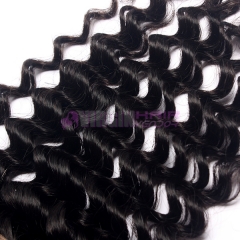 Super Quality  virgin brazilian human curly hair lace closure