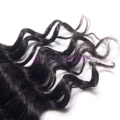 Super Quality hot selling tangle & shedding virgin Peruvian lace closure 4*4