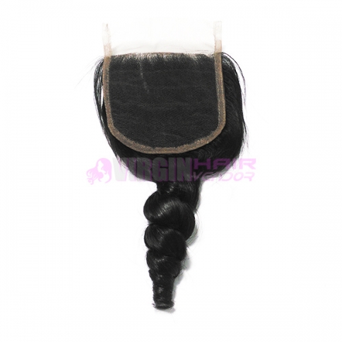 Wholesale most popular unprocessed brazilian free parting cheap lace closure