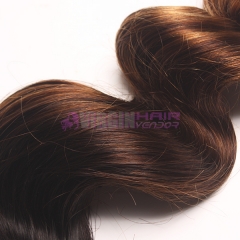 Super grade 8-30inch Wholesale three tone Ombre hair #2/#4/#27