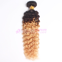 Cheap curly Brazilian hair weave,ombre hair weaves,factory price Brazilian hair
