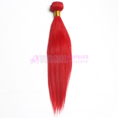 Brazilian Virgin Hair Straight color #red Brazilian Hair Weave