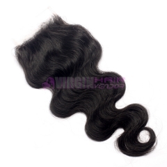 Best Price Super Quality Virgin Peruvian Lace Closure 4*4