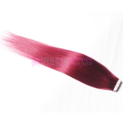 2.5 grams piece 8-30 inch tape hair extension Bug color hair extensions 27/613 color
