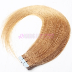 Charming 27# Color 100% Brazilian Remy Tape In Hair Skin Weft