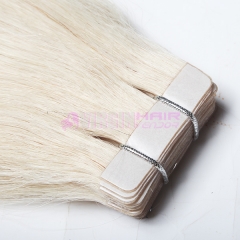 Skin Weft 40pcs Indian Remy Human Hair Tape Hair Extension #60 on stock