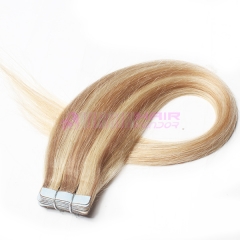 Any color available skin weft double sided tape remy invisible tape hair extensions