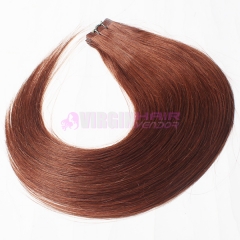 Factory wholesale human hair PU skin weft #33 on stock