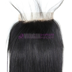 stock lace closure piece cheap virgin human hair closure