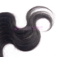 Cheap Brazilian Human Hair 4X4 Natural Part Lace Closure