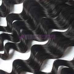 Super grade frontal lace closure 13*4 deep wave