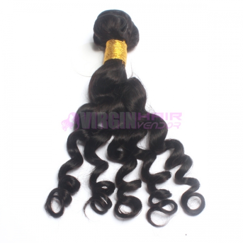 Virgin Hair Vendor short hair malaysian loose curly hair extension