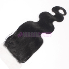 8-18 Inch Good Grade 4x4 inch Silk Base Lace Closure Body wave Free part & Middle part three part