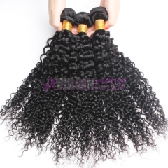 Normal grade 100% Human Hair Deep wave Black color