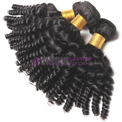 Normal grade 100% Human Hair Funmi wave Black color