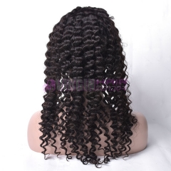 Deep Wave,150% 100% Human Hair Lace Frontal Wig different styles 12-22inch