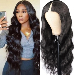 Body Wave V Part Wig 28 Inch Glueless Wig Brazilian Body Wave Hair Upgrade Wig V Part Wig Human Hair