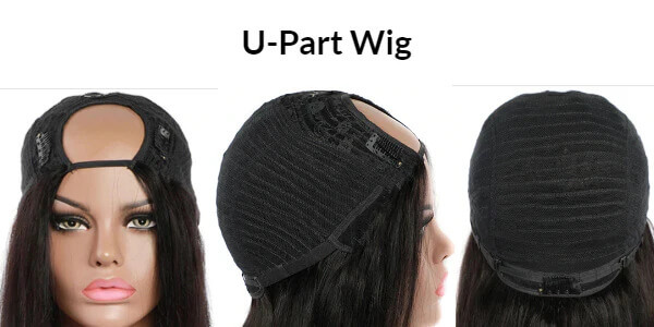 U-part wig cap construction