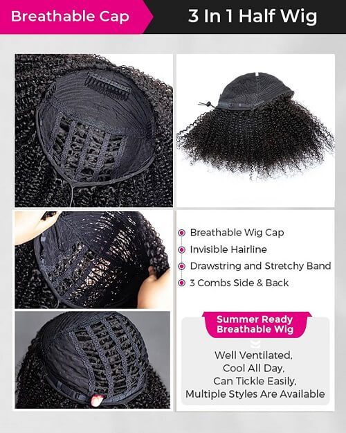 wholesale high quality half wig