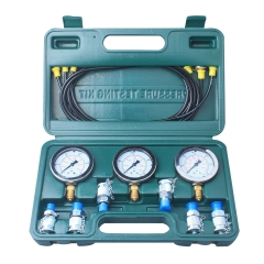 DUSICHIN DUS-800 Excavator Hydraulic Pressure Test Kit, Hydraulic Tester, Pressure Test Guage Coupling 8000 PSI