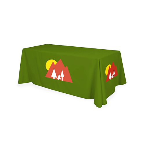 Standard Trade show custom printed Table Covers cloths droped