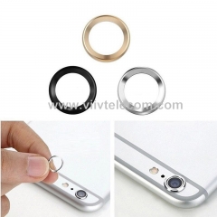 Silver Rear Camera Lens Cover Ring Flash Diffuser Replacement for iPhone 6 Plus