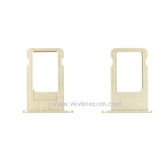 Nano Sim Card Tray Holder Connector for iPhone 6 Plus - Gold