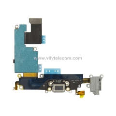 Charging Port & Headphone Jack Flex Cable for iPhone 6 Plus - Black/Space Gray