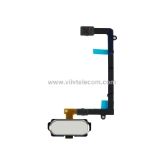 Home Menu Button Flex Cable Replacement For Samsung Galaxy S6 Edge - White Pearl