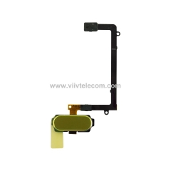 Home Button Touch ID Flex Cable Replacement Samsung Galaxy S6 Edge G925 - Gold Platinum