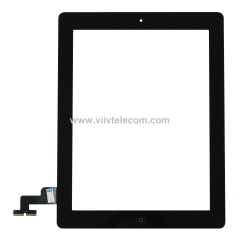 Touch Screen Digitizer with Home Button Assembly for iPad 2 2nd Gen - Black