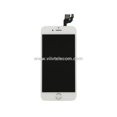 LCD Screen Display Complete Full Assembly With Small Parts for iPhone 6 - White/Silver