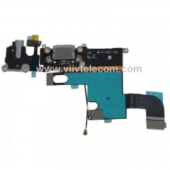 Charging Port & Headphone Jack Flex Cable for iPhone 6 - Light Grey