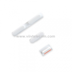 Rear Case Button Set for iPhone 5c - White