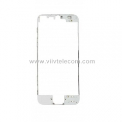 Front Frame with Hot Glue for iPhone 5 - White