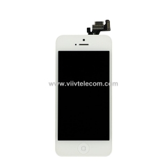 LCD Screen Display Complete Full Assembly With Small Parts for iPhone 5 - White