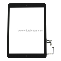 Touch Screen Digitizer with Home Button Assembly for iPad Air - Black