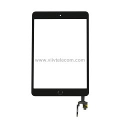 Touch Screen Digitizer with Home Button Assembly and IC CHIP for iPad mini 3 - Black