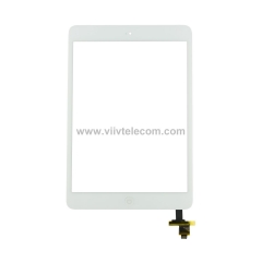 White Touch Screen Digitizer with Home Button Assembly and IC CHIP for iPad mini & iPad mini 2