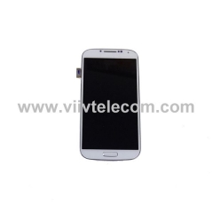 Full LCD Display Touch Screen Digitizer Assembly With Frame for Samsung Galaxy S4 i545 L720 - White
