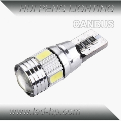 T10-6SMD-5630 CANBUS with lens