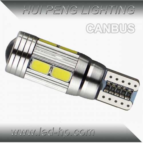 T10-10SMD-5630 CANBUS with lens