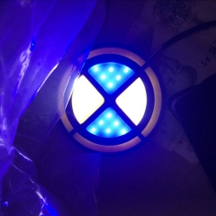 BMW shape COB DRL+Turning Signal Light (White&Blue+Yellow)