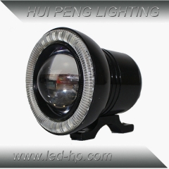 10W Motorcycle Headlight with angel eye & Devil Eye