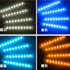Front 2 seats led atmosphere light single color