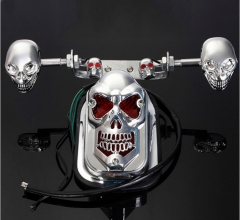 Modified Skull Motorcycle Tail Light