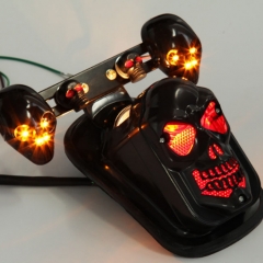 Modified Skull Motorcycle Tail Light