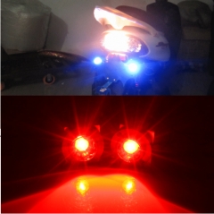 1W Motorcycle Tail Light Flash
