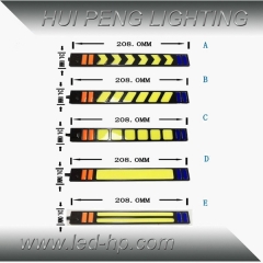 Srobe COB DRL+Yellow/Blue Turning Signal